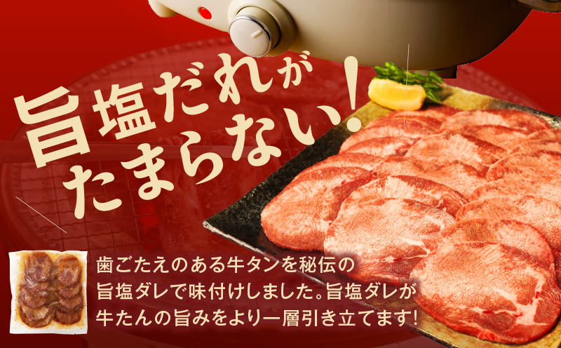 牛たん 500g スライス 小分け 250g×2P【氷温熟成×旨塩ダレ 牛肉 牛タン 焼肉用 訳あり サイズ不揃い】 mrz0079