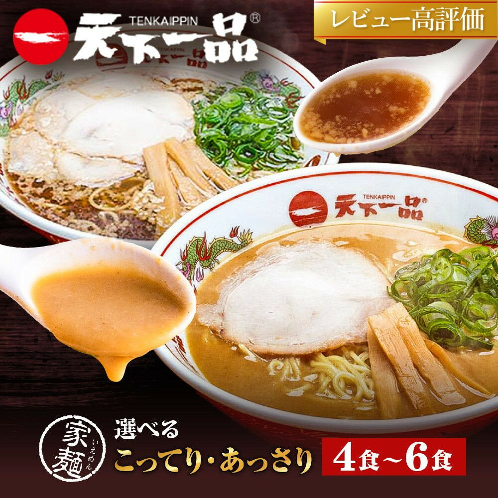 【ふるさと納税】【天下一品】家麺 10種類から選べるセット（ラーメン/拉麺/天一）| 京都 ラーメン 有名店 こってり レビュー高評価［ 天下一品自慢の スープ おいしい 人気 おすすめ 簡単 便利 あっさり セット お取り寄せ 通販 送料無料 ふるさと納税 ］