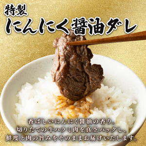 【訳あり】 牛ハラミ 焼肉 2kg (500g×4) にんにく醤油漬け 牛肉 牛 ハラミ  肉 味付 冷凍 小分け 真空パック 簡単 調理 料理 カット( 京都ハラミ 舞鶴ハラミ 人気ハラミ 大人気ハ