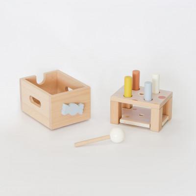 ふるさと納税 三木市 HOPPL(ホップル)スタッキングボックストイ　キャンディ(棒たたき)