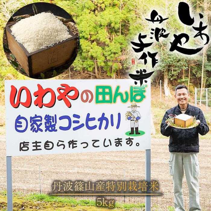【ふるさと納税】【令和7年産 2025年9月中旬以降、順次発送】丹波与作が作るいわやのお米 特別栽培米 5kg 兵庫県 丹波篠山市 白米 100％単一原料米 産地直送米 贈答 おいしい お米 精米 コシヒカリ ブランド おこめ 健康 ギフト 内祝い 贈り物 送料無料 おすすめ 人気 口コミ