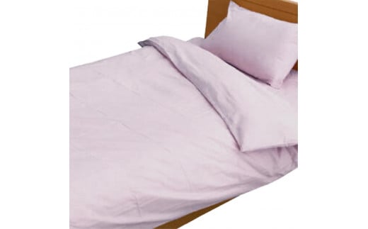 【セミダブル】いつでも清潔! 抗菌防臭SEK 綿100%寝具カバー3点セット（ピンク） 820ペール3P-SW-PI