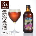 【ふるさと納税】「雲海麦酒アルト3本セット」 クラフトビール 地ビール