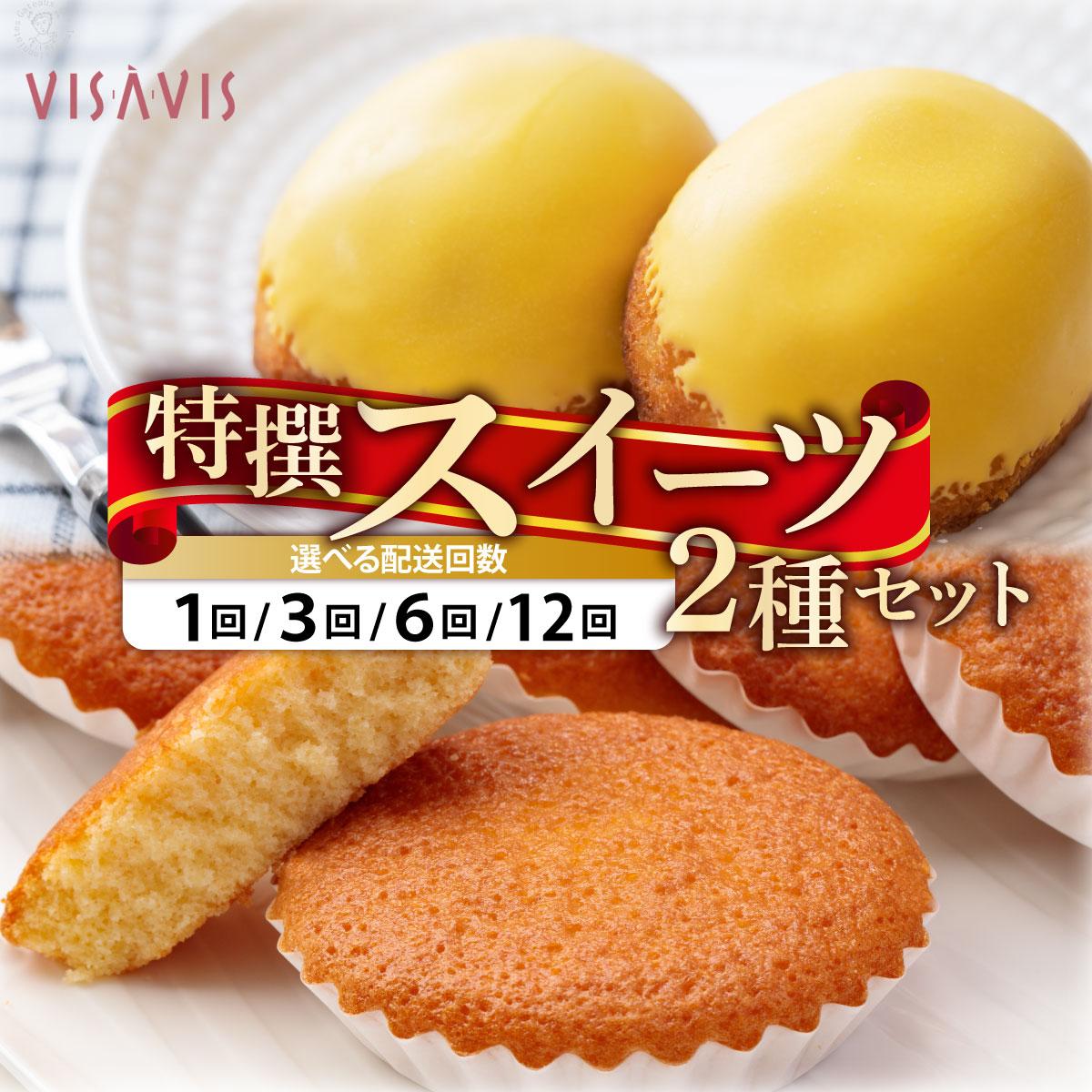 【ふるさと納税】＜選べる回数＞焼き菓子 2種セット 計9点【VISAVIS】