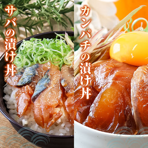 高知 海鮮漬け丼の素（7種×各2P）セット 鯛 鮪 鰤 カンパチ サバ 鰹たたき イカ いか 天然 漬け 丼 素 海鮮 醤油漬け 小分けパック 手巻き寿司 お茶漬け【企業組合　宇佐もん工房】 [BQA