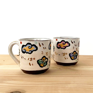 富士日記マグカップ ペア 木箱入り (和)美濃焼【YK255】【1444821】