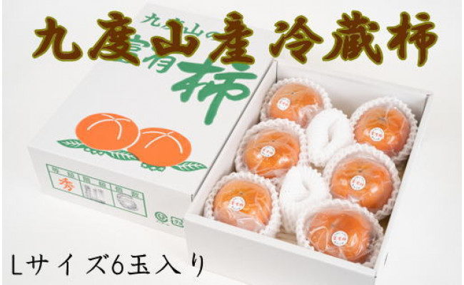 
【まごころ栽培】九度山の冷蔵富有柿Lサイズ6玉入り★2024年1月より順次発送
