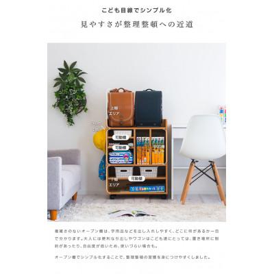 ふるさと納税 海南市 ランドセルラック 2人用 キャスター付き ホワイトウッド avd101102202 |  | 01