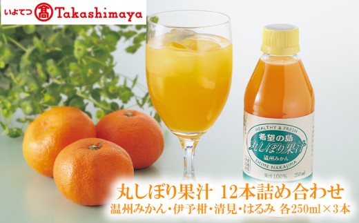 愛媛 みかんジュース 100% 12本 詰合せ ストレート | 丸しぼり果汁 みかんジュース 果汁100% 飲み比べ ミカンジュース みかんじゅーす ストレート フルーツジュース 果物 蜜柑 ミカン みかん オレンジ オレンジジュース 甘い 柑橘  人気 お取り寄せ  期間 数量 限定 国産 愛媛県 松山市