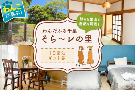 【一日宿泊券】 わんだふる千葉　そら～レの里　宿泊ギフト券 	mi0123-0001