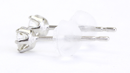 ダイヤモンド スタッド ピアス 合計 0.20ct（ハート＆キューピッドカット）[AH116sa]