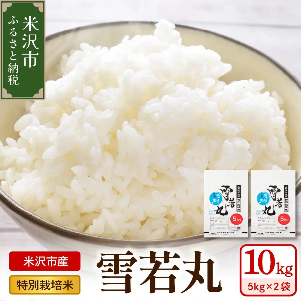 【 令和7年産 】 特別栽培米 雪若丸 計10kg ( 5kg×2袋 ) 〔2025年10月中下旬頃～順次お届け〕2025年産 産地直送 農家直送