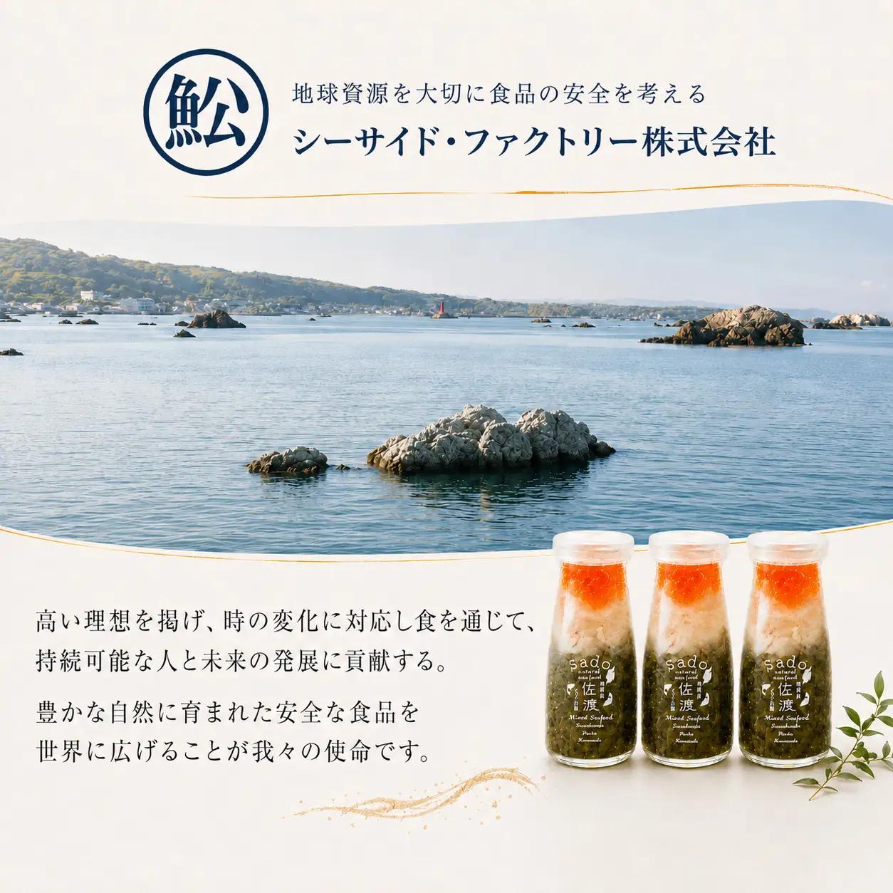 海鮮 瓶 3本セット 詰め合わせ | イカ タコ サザエ 新潟県 佐渡のごっつお瓶
