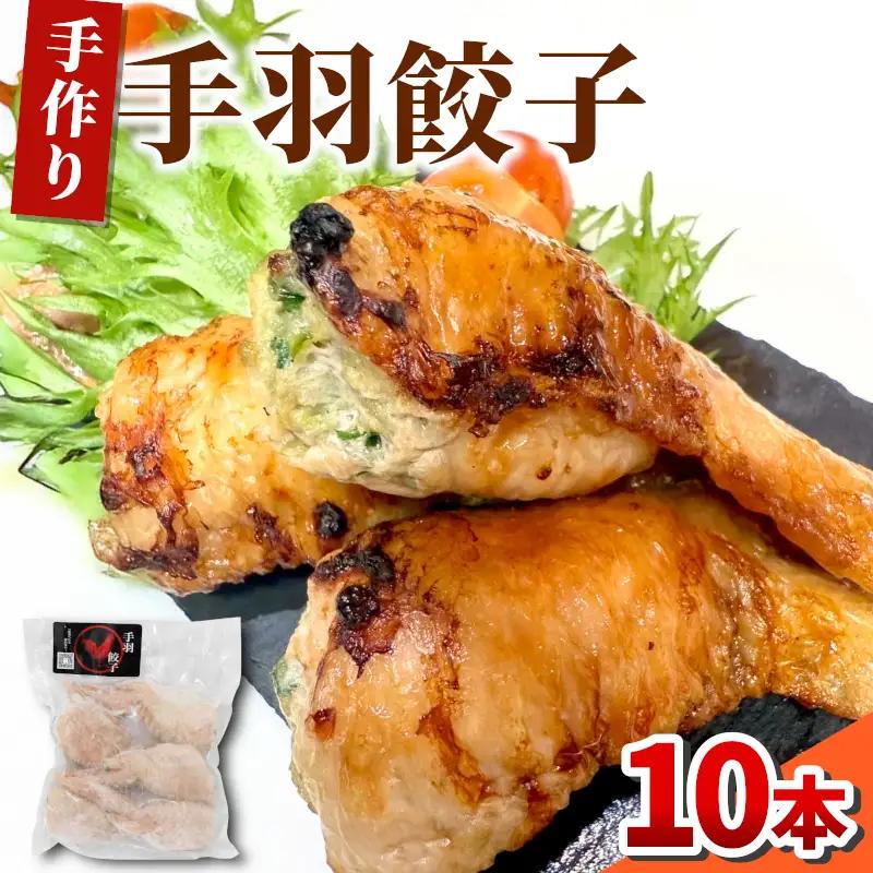 簡単 焼くだけ 手羽餃子 2袋 10本 手羽 手羽先 餃子 ギョーザ 鶏 鶏肉 豚肉 おやつ おかず 惣菜 おつまみ 晩ごはん  東白川村 岐阜県 冷凍