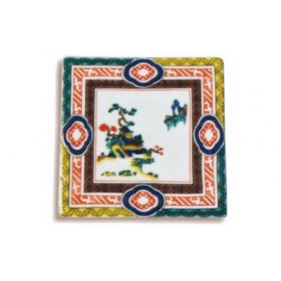 ふるさと納税 小松市 九谷焼 古九谷スクエアプレート 4枚セット 小皿 角皿 コースター 九谷焼物 |  | 01