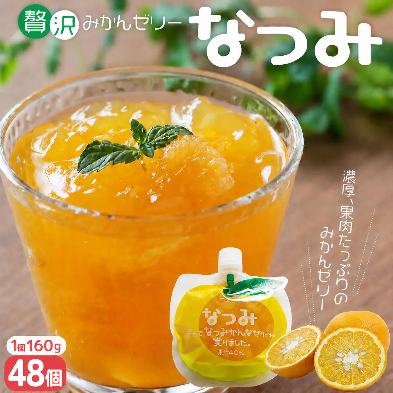 贅沢みかんゼリー なつみ 48個 ゼリー【kmkn0071】