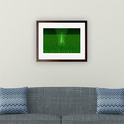 ふるさと納税 綾部市 ＼京都・綾部の癒やし系作家/【絵画】　夜明けの不思議　額装サイズ526mmx412mm |  | 02