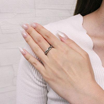 ふるさと納税 魚津市 Pt850　トリプル12面喜平リング　23号 |  | 01