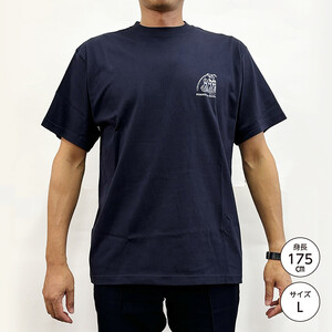 仙台・宮城の観光Tシャツ　「猫に七夕」Tシャツ　Mサイズ　［S-04］