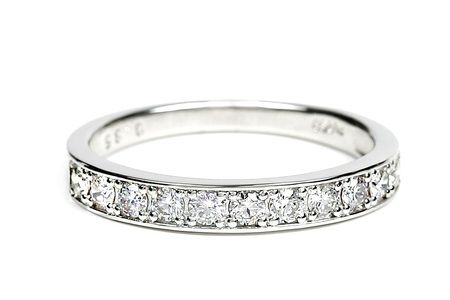 H&C ダイヤ 0.35CT ハードプラチナ リング R3783DI-P2
