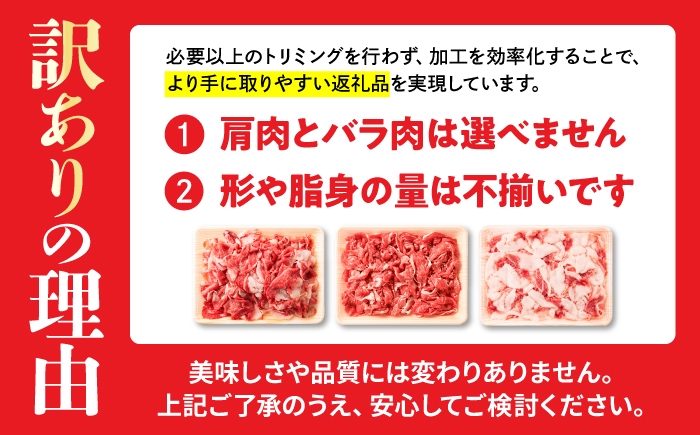 佐賀産和牛 切り落とし 肩orバラ 計3.6kg (600g×6回)