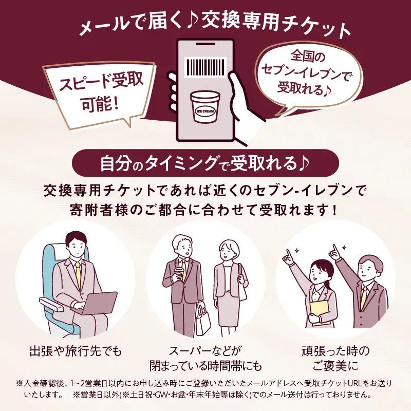 ハーゲンダッツ アイスクリーム『コンビニ交換専用チケット 4個(セブン-イレブン)』_H-svgift104