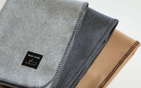 高級ラムウール ブランケット グレー | ブランケット