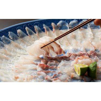 ふるさと納税 北九州市 高級魚を北九州の海から新鮮にお届け! クエ刺・鍋セット(33cm) |  | 01