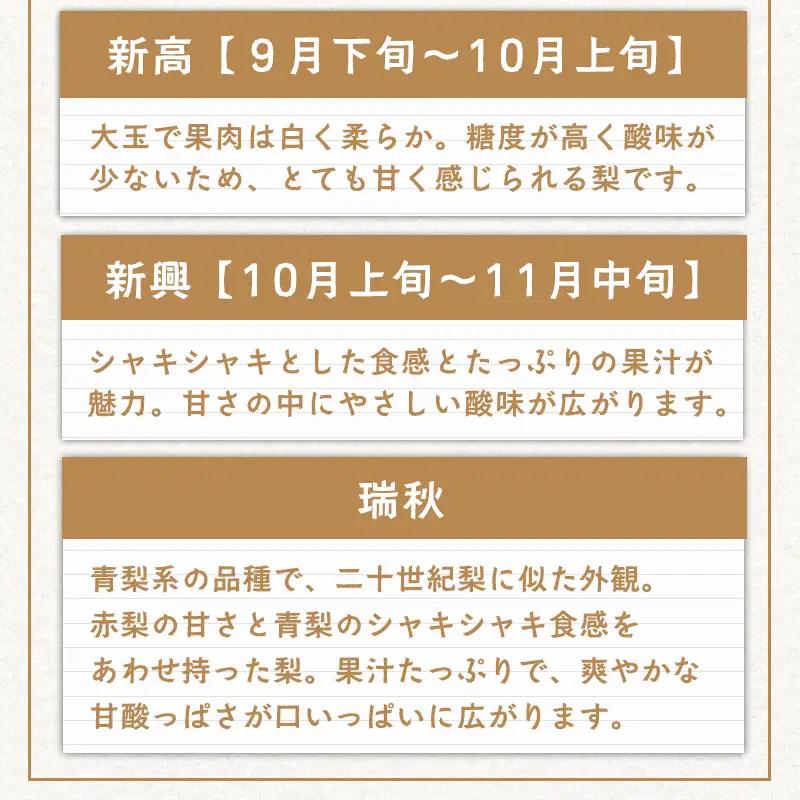 A-1171 訳あり赤梨　5～10玉 2kg（家庭用・規格外）