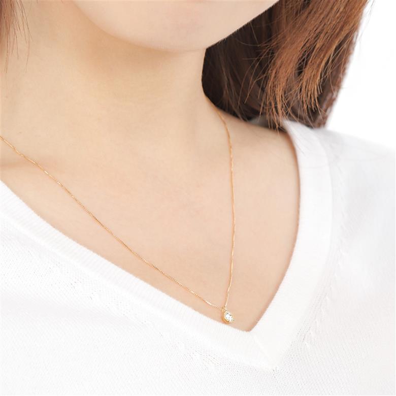 〈 甲府ジュエリー 〉鑑定付きVSダイヤモンド0.2ＣＴペンダント　P6012DI-Y