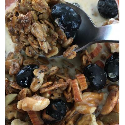 ふるさと納税 小竹町 コクグラ(リッチ)　Yu-3オリジナル　グラノーラMセット　小竹特産「クロダマル」使用 |  | 02