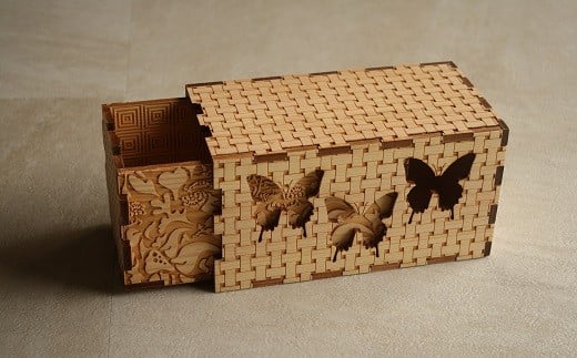 AH-44.【ステ木！フシ木！ダイス木！】　Drawer Box　猪