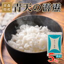 【ふるさと納税】青天の霹靂 精米5kg_ お米 米 白米 ご飯 コメ こめ 青森県 青森市 青森 人気 美味しい ふるさと 【1073772】