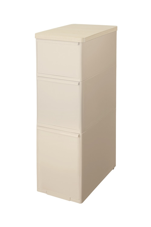 
                  耐熱木天板ストッカー ワイド MＳ－１１１DＬWT ベージュ ／ ライクイット 収納 メラミン加工 抜け落ち防止 奈良県 葛城市【like086】
                