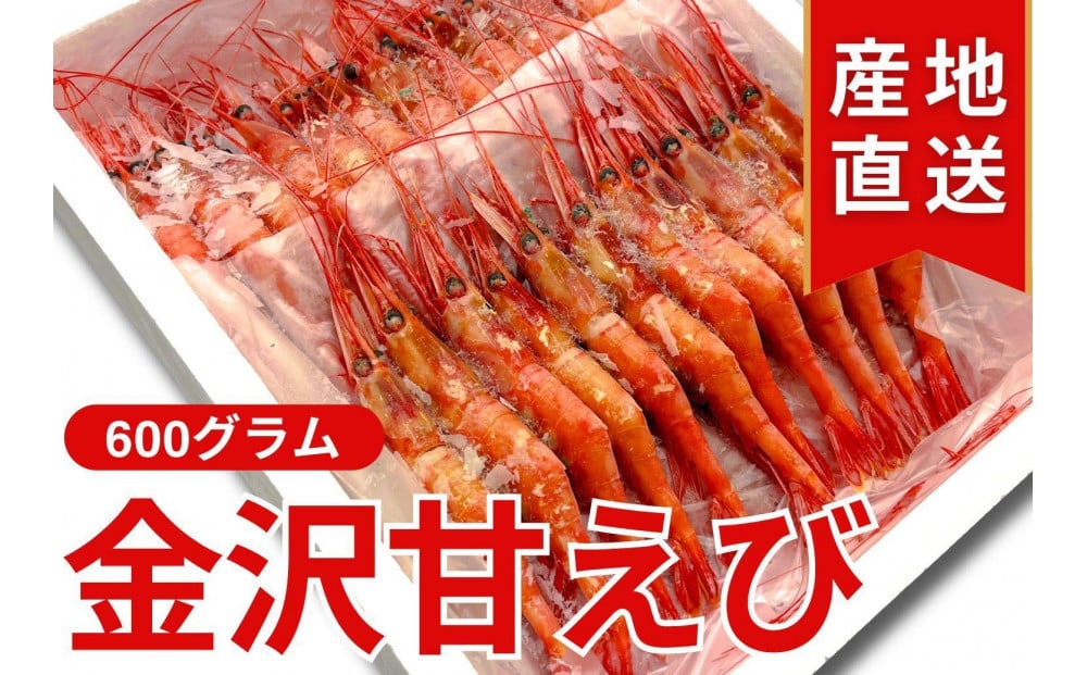 
            金沢 甘えび 600g （冷凍）エビ 魚介類 水産 食品 石川 金沢 加賀百万石 加賀 百万石 北陸 北陸復興 北陸支援 
          