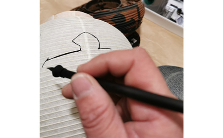 ギフトにも！名入れ提灯 お仕立券 円筒型 直径14cm高さ50cm 贈答用 オーダーちょうちん F6U-350