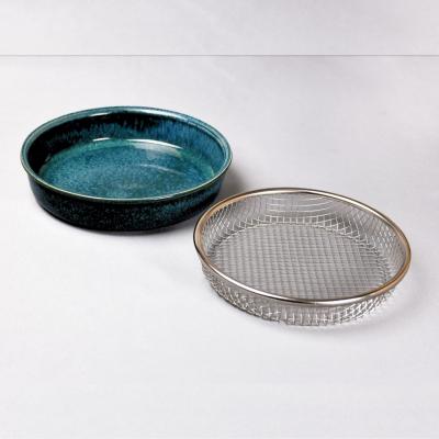 ふるさと納税 三条市 ダイニングバスケット2P 揚げ物皿 クーラーディッシュ 網付き皿 陶器[kdep]【015S177】 |  | 01