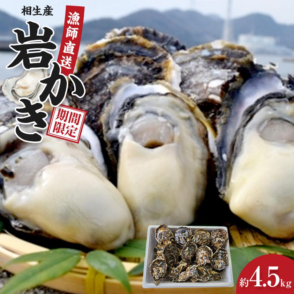 【ふるさと納税】岩かき　4.5kg【漁師直送！】2025年5月中旬～発送 | 兵庫県 兵庫 相生市 相生 楽天ふるさと 納税 返礼品 お取り寄せグルメ 取り寄せ グルメ 牡蠣 かき カキ 魚介類 魚介 海の幸 産地直送 産直 岩牡蠣 岩ガキ 海鮮 特産品 海産物 貝 ご当地グルメ