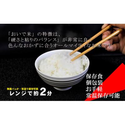 ふるさと納税 観音寺市 【讃岐ご当地ブランド米】おいでまい　無菌パックご飯180g×24個セット(KA-67)保存食小分け |  | 02