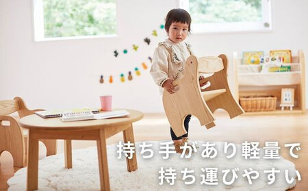 BAOBAB LAND キッズチェア 子供 椅子 アームチェア 2脚 木製 天然木 北欧 K-215【29_3-002】