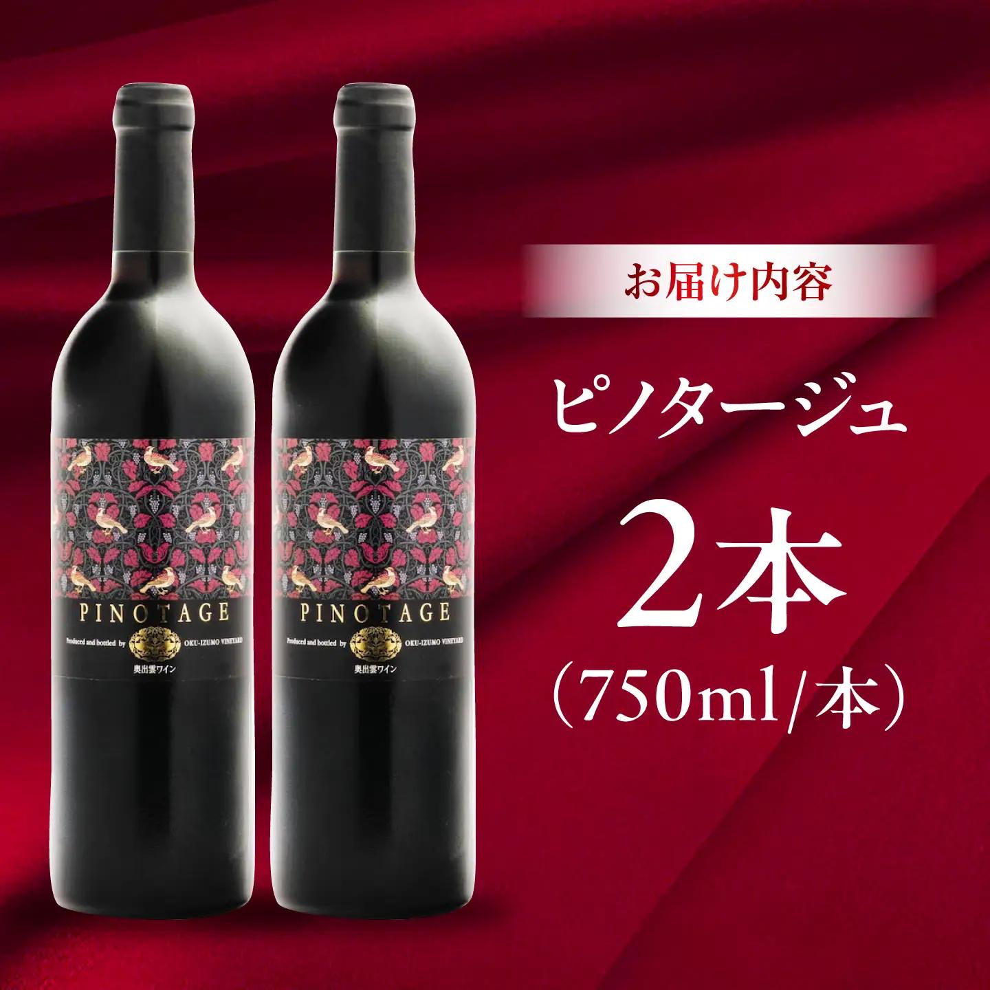 ピノタージュ 2本 750ml×2 赤ワイン [AICS106]