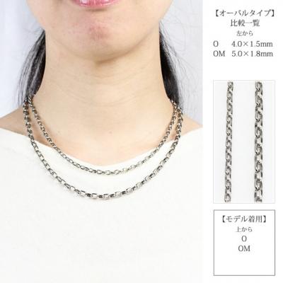 ふるさと納税 三条市 純チタンチェーン 60cm O60F [leger(レジエ)]【029S018】 |  | 02