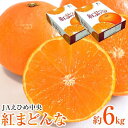 【ふるさと納税】 JAえひめ中央【紅まどんな】化粧箱2箱 6kg 〇等級 | 愛媛 みかん 蜜柑 柑橘 果物 くだもの フルーツ お取り寄せ グルメ 期間限定 数量限定 人気 おすすめ 愛媛県 松山市