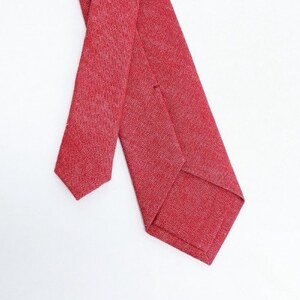 岡山デニムタイ【7.5cm巾】ストロベリーレッド【1457738】