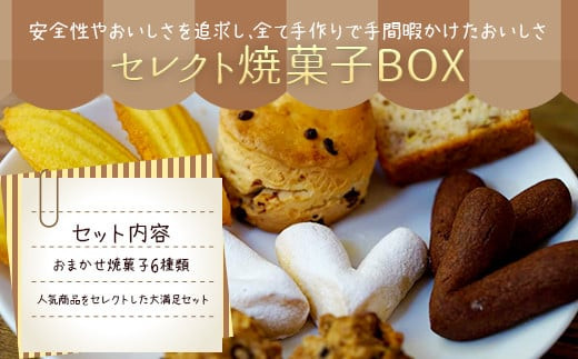 セレクト 焼菓子 BOX 6種類 おまかせ