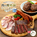 【ふるさと納税】肉の魔術師シリーズ　大人の肉バルセット【4種6パック入り】 | 肉 お肉 にく 食品 加工食品 人気 おすすめ 送料無料 ギフト