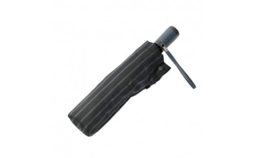 
                  槙田商店【紳士折りたたみ傘】Tie Stripe×Plain ブラック
                