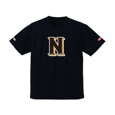 ふるさと納税 羽島市 JTTA公認　卓球ユニフォーム【男女兼用(ドライ):140サイズ】アルファベット　N　ブラック