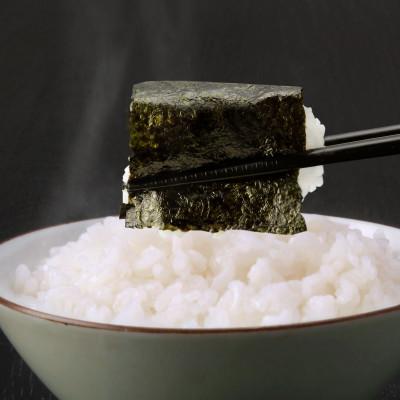 ふるさと納税 鞍手町 一番摘み有明海苔(8切80枚×4本　計320枚)　有明海柳川産「自慢の明太子風味」 |  | 01