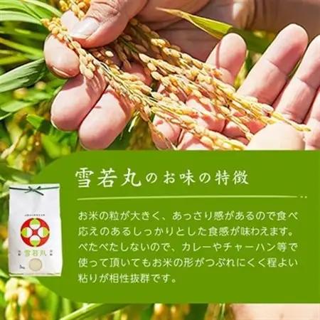 令和7年産　山形県産　雪若丸　4kg_米 こめ 白米 精米 精白米 雪若丸 山形県 ブランド米 産地直送 人気 おすすめ 贈答 ギフト プレゼント 送料無料 お取り寄せ お米 ごはん_【1144532